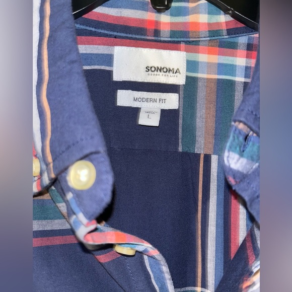 Men’s Sonoma Modern Fit button up tshirt - Picture 2 of 3
